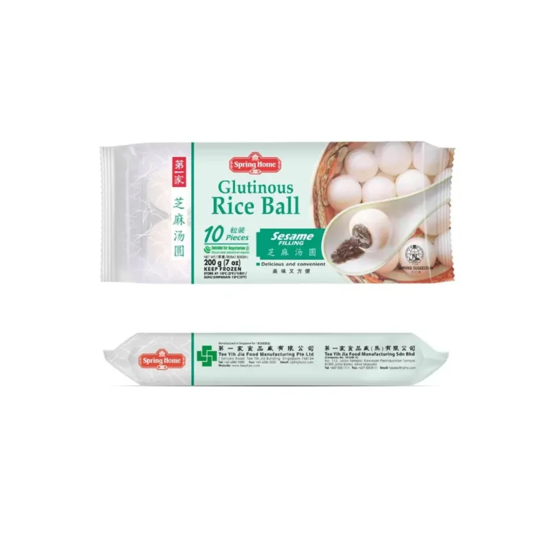 SPRING HOME Glutinous Rice Ball 200g (10pcs) - Sesame